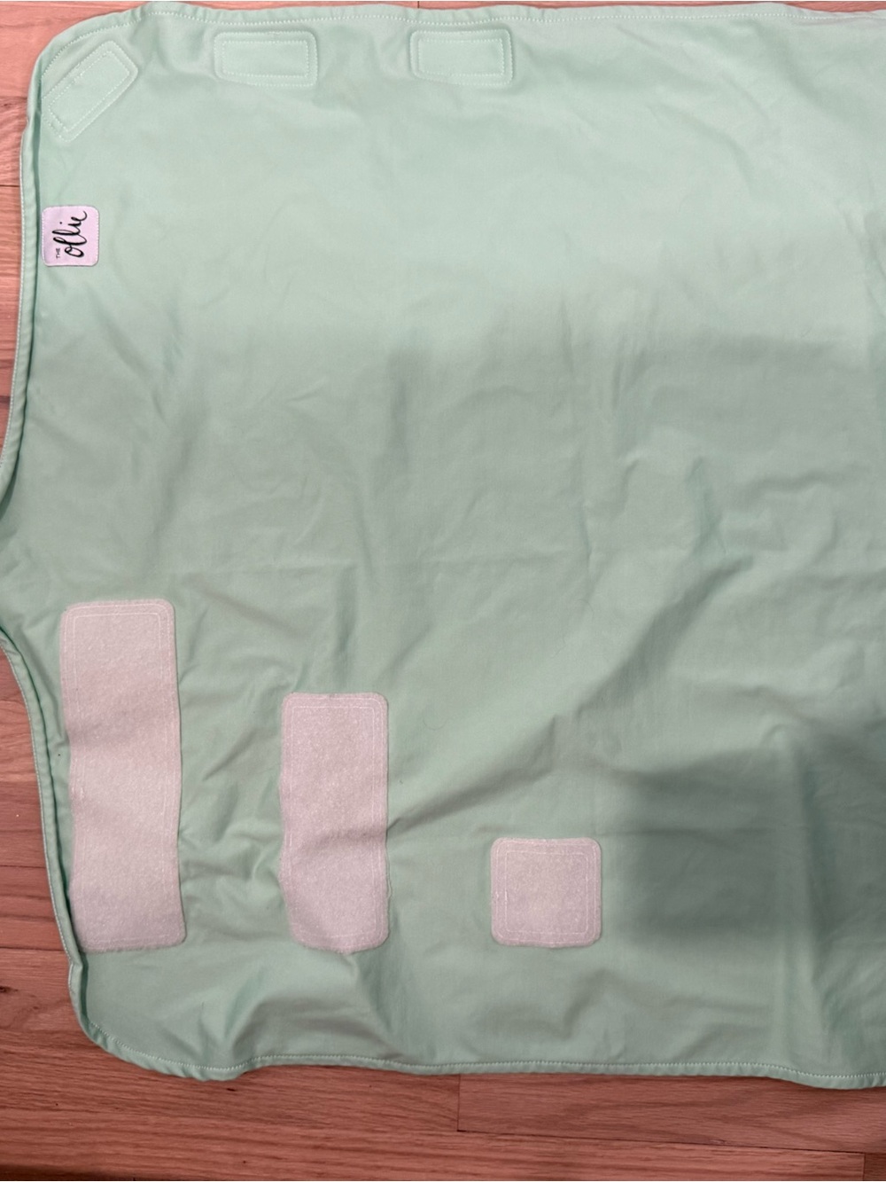 Ollie Mint Green swaddle